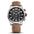 Leather sports quartz watch