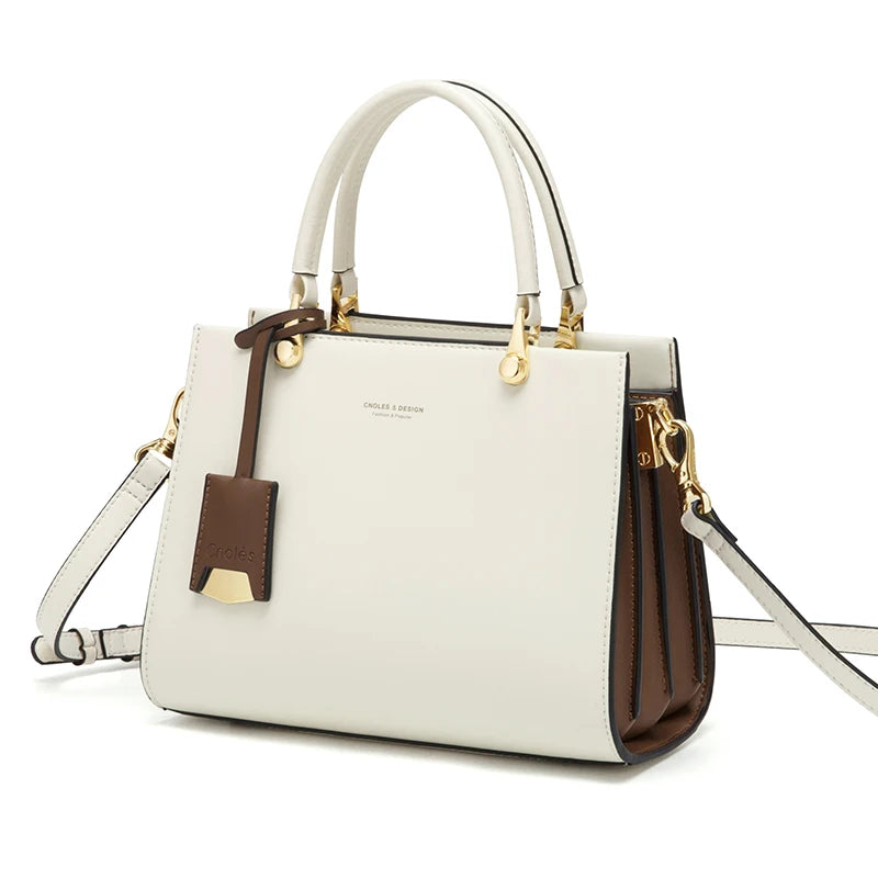 CNOLES STRUCTURED HANDBAG – TOP HANDLE & SHOULDER BAG