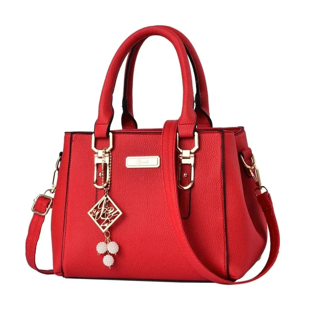 STRUCTURED ELEGANT TOP-HANDLE HANDBAG – SHOULDER & CROSSBODY