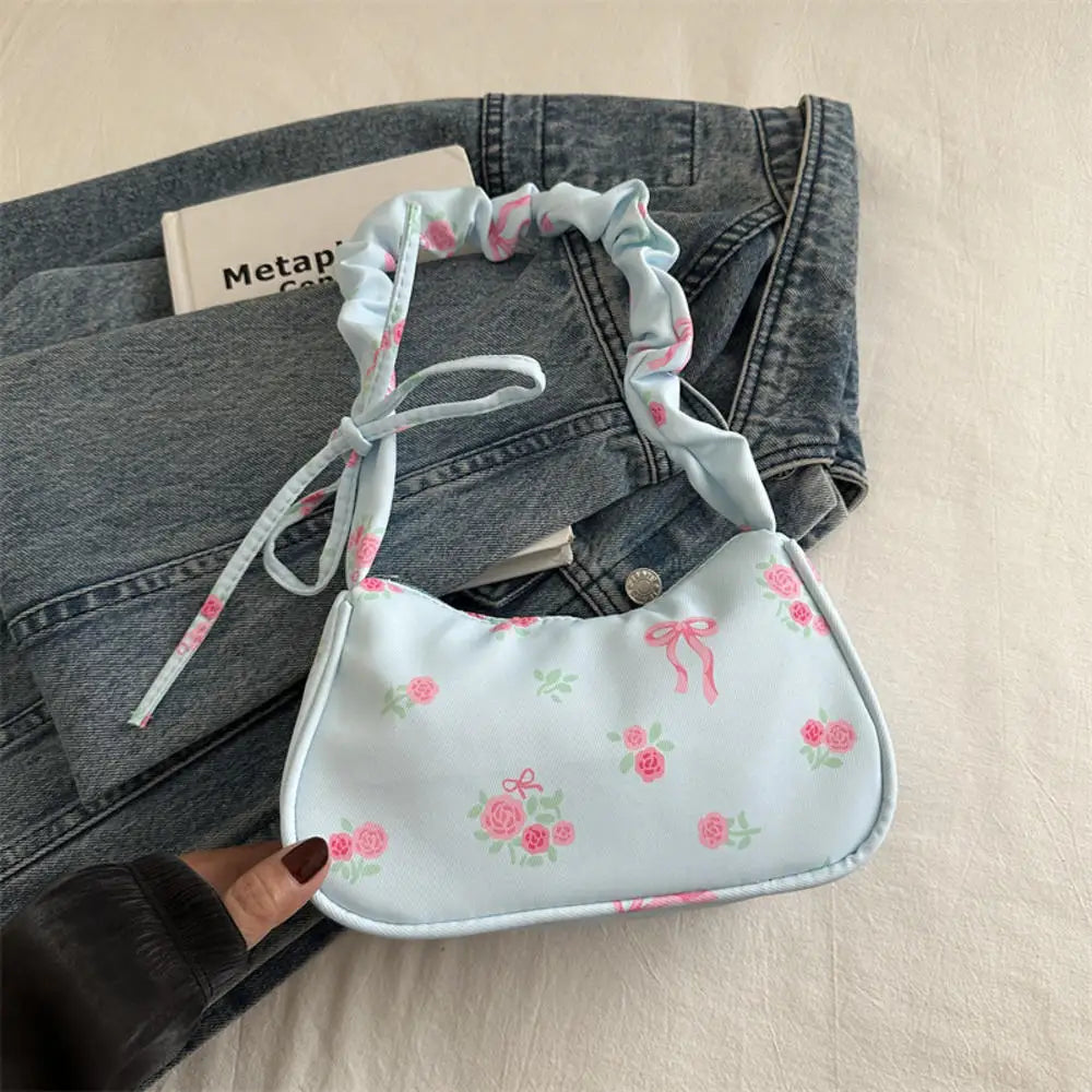 Women's Pleated Shoulder Bag - Trendy Underarm Handbag