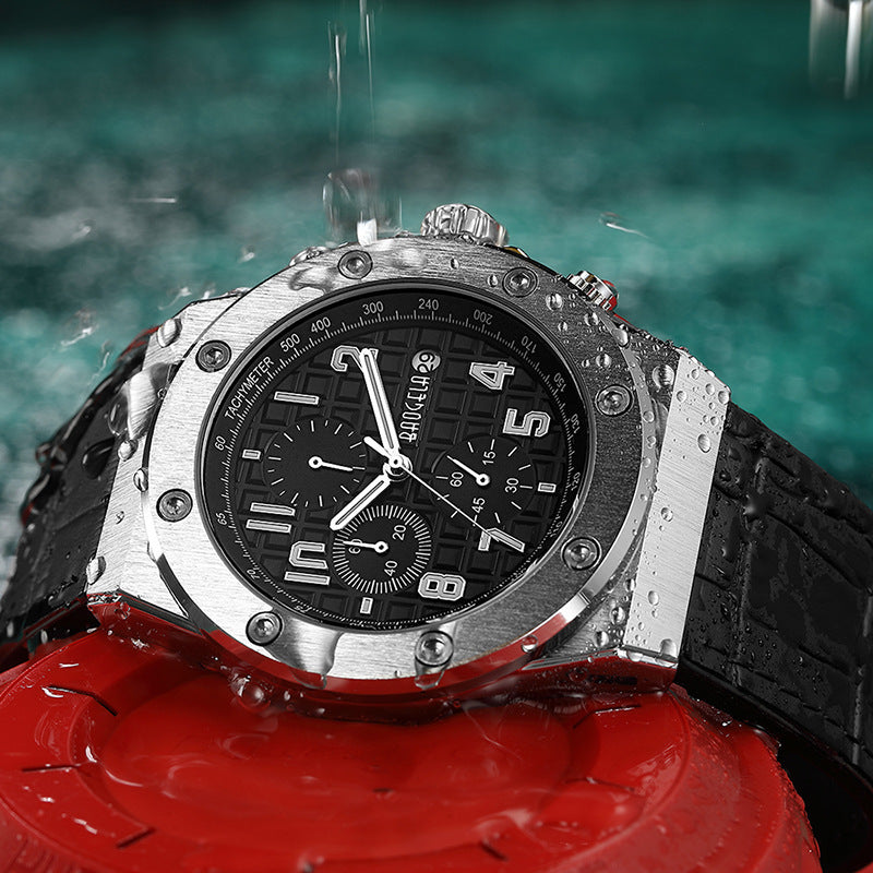 The Best Leather Sports Quartz Watch for Men: Where Precision Meets Timeless Style