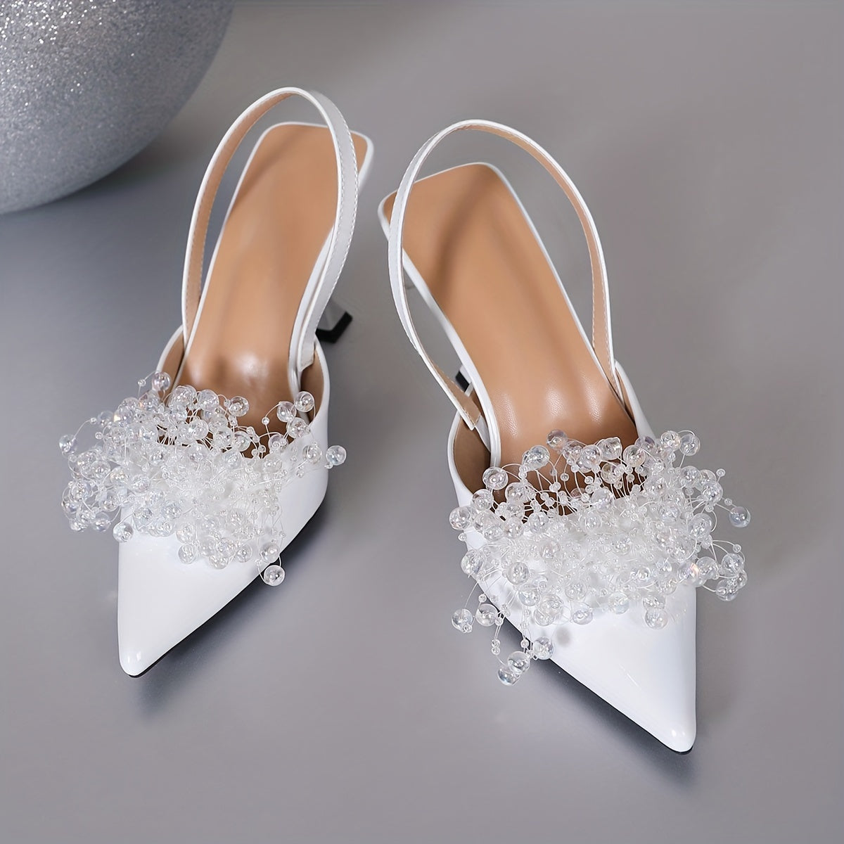 Women's Pointed Toe Slingback Heels - Elegant Party Sandals