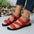 Women's Crisscross Strap Flat Sandals - Adjustable Roman Beach Sandals