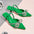 Women's Rhinestone Bowknot Kitten Heels - Elegant Slingback Sandals