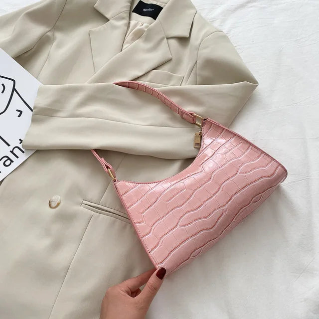 TEXTURED MINI TOP‑HANDLE BAG – TIMELESS NEUTRAL ELEGANCE