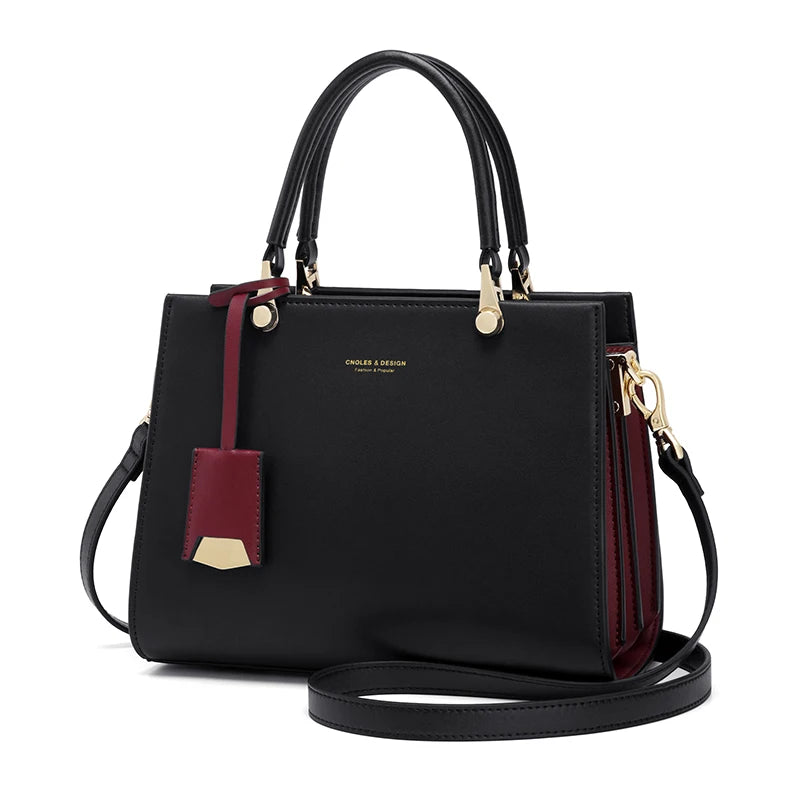 CNOLES STRUCTURED HANDBAG – TOP HANDLE & SHOULDER BAG