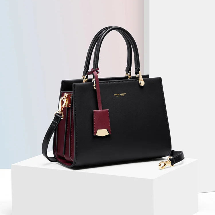 CNOLES STRUCTURED HANDBAG – TOP HANDLE & SHOULDER BAG