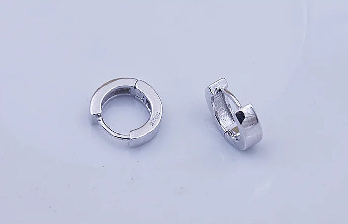 Mini Hoop Earrings - 925 Sterling Silver Huggie Hoops for Women & Men