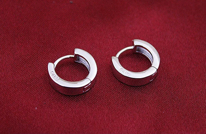 Mini Hoop Earrings - 925 Sterling Silver Huggie Hoops for Women & Men