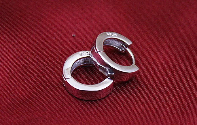 Mini Hoop Earrings - 925 Sterling Silver Huggie Hoops for Women & Men