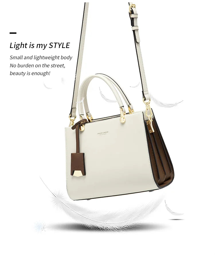 CNOLES STRUCTURED HANDBAG – TOP HANDLE & SHOULDER BAG