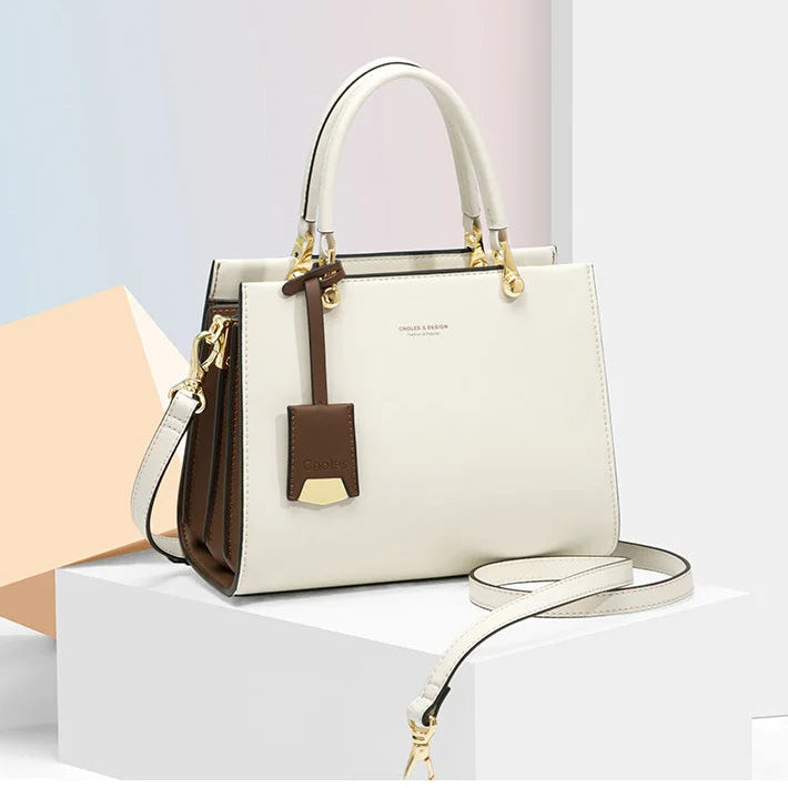 CNOLES STRUCTURED HANDBAG – TOP HANDLE & SHOULDER BAG