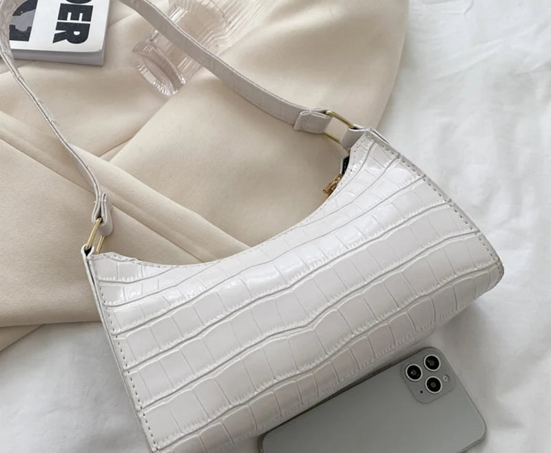 TEXTURED MINI TOP‑HANDLE BAG – TIMELESS NEUTRAL ELEGANCE