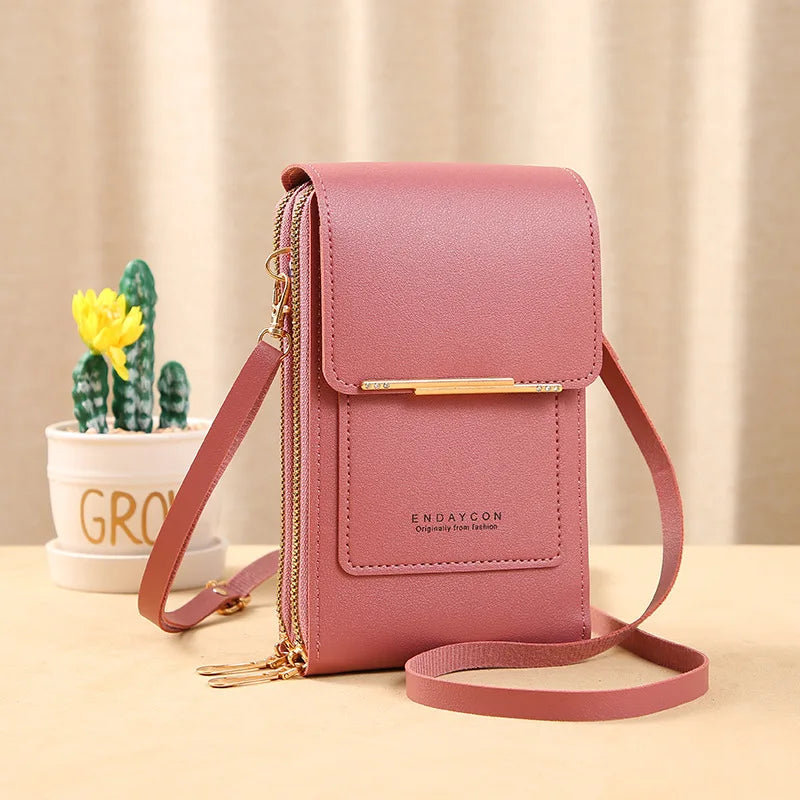 TOUCH SCREEN PHONE PURSE – CROSSBODY WALLET & MULTI-COMPARTMENT ORGANIZER