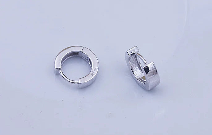 Mini Hoop Earrings - 925 Sterling Silver Huggie Hoops for Women & Men