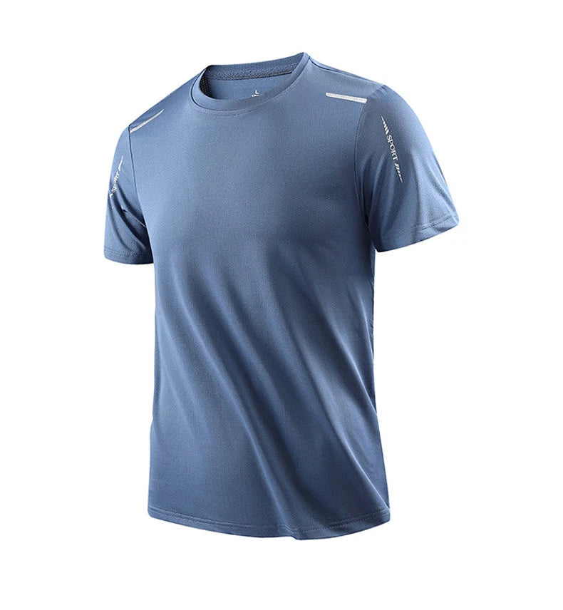Men's Quick-Dry Athletic T-Shirt - Breathable Outdoor Sports Tee