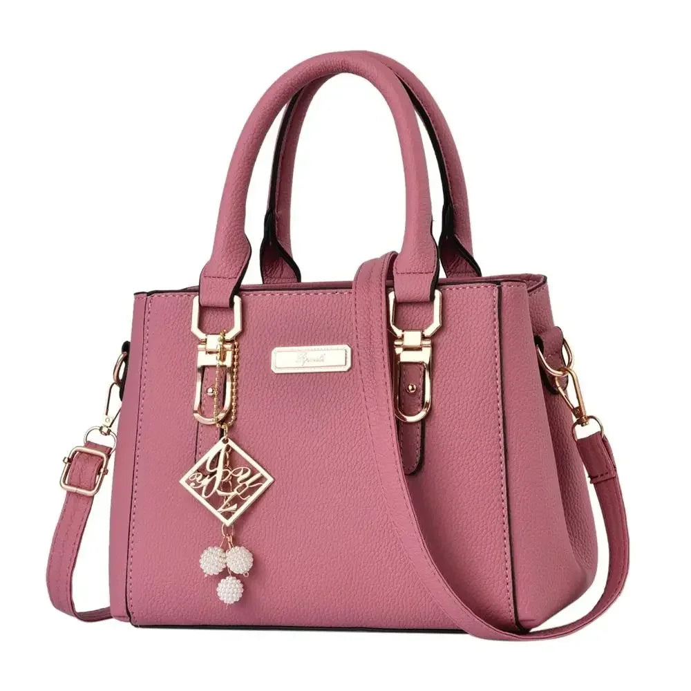 STRUCTURED ELEGANT TOP-HANDLE HANDBAG – SHOULDER & CROSSBODY