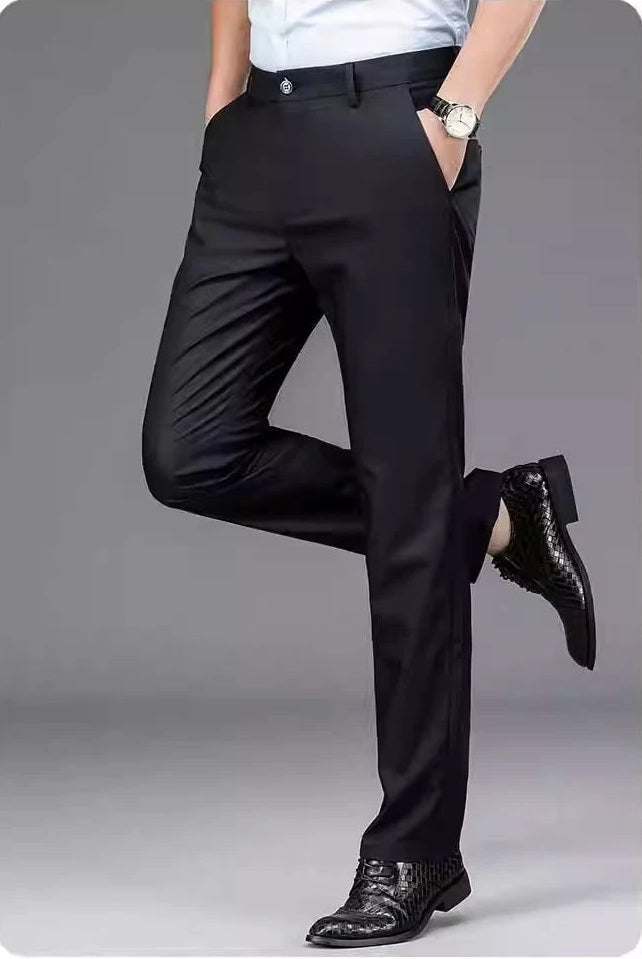Men's Stretch Suit Pants - Quick-Dry Smart Casual Trousers