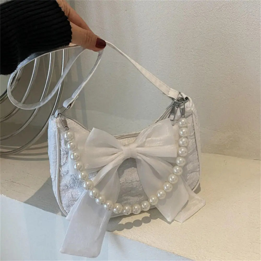 Women's Pleated Shoulder Bag - Trendy Underarm Handbag