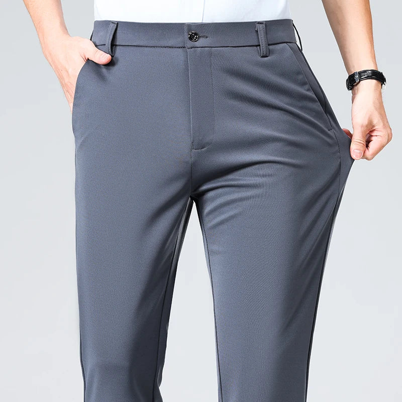 Men's Formal Dress Suit Pants - Business Casual Trousers
