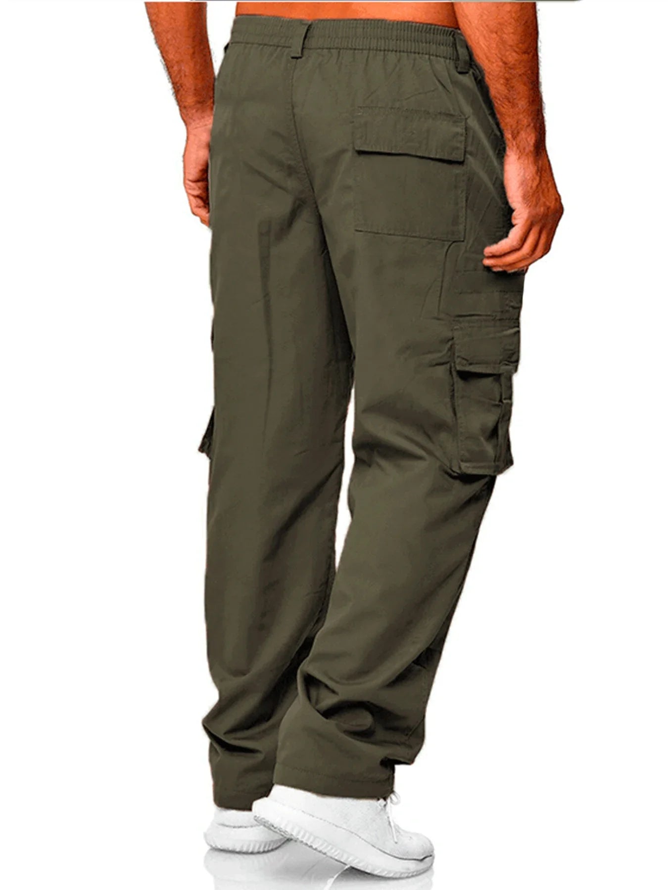 MEN'S CARGO PANTS – MULTI-POCKET OUTDOOR CASUAL WEAR