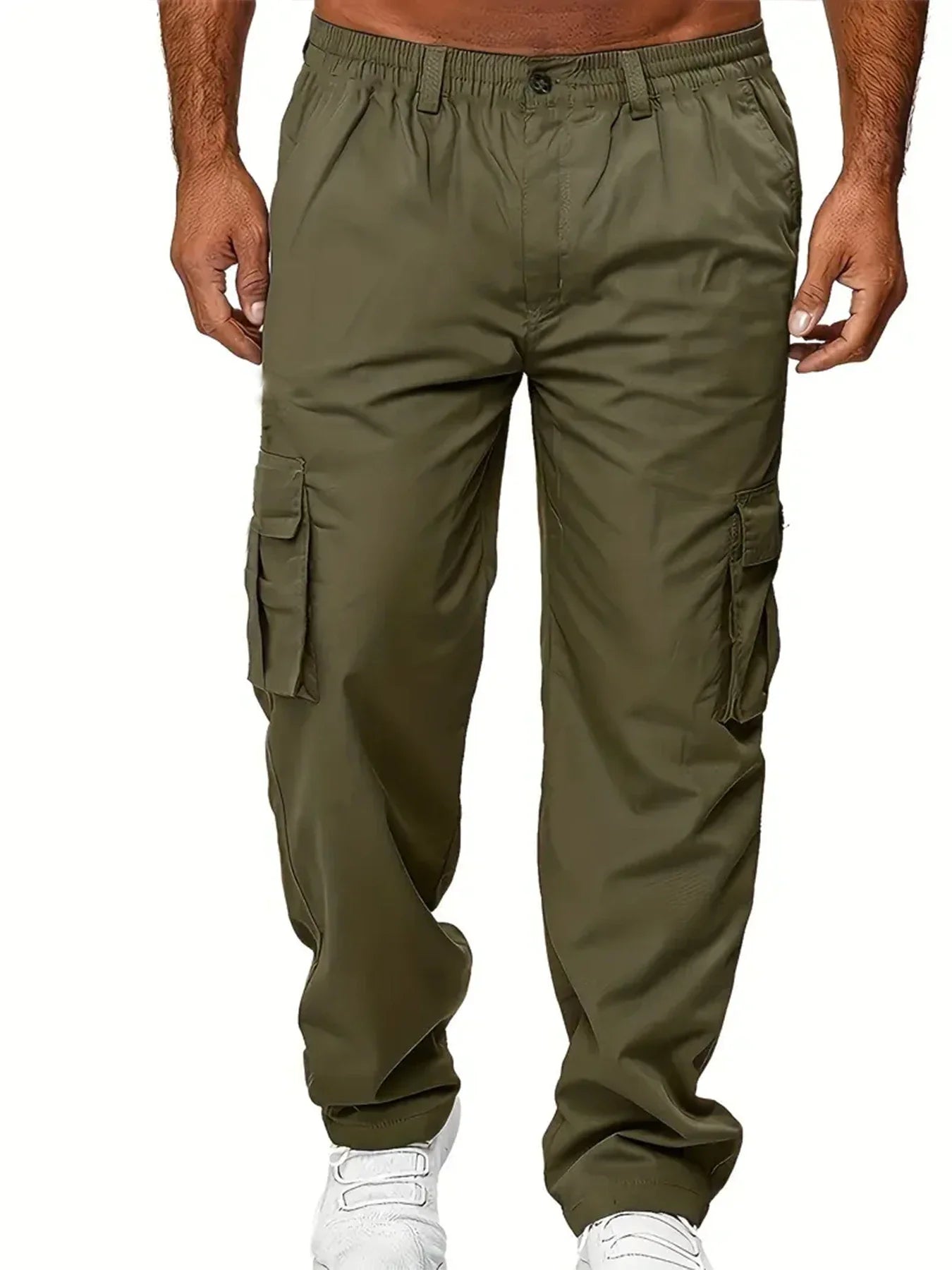 MEN'S CARGO PANTS – MULTI-POCKET OUTDOOR CASUAL WEAR