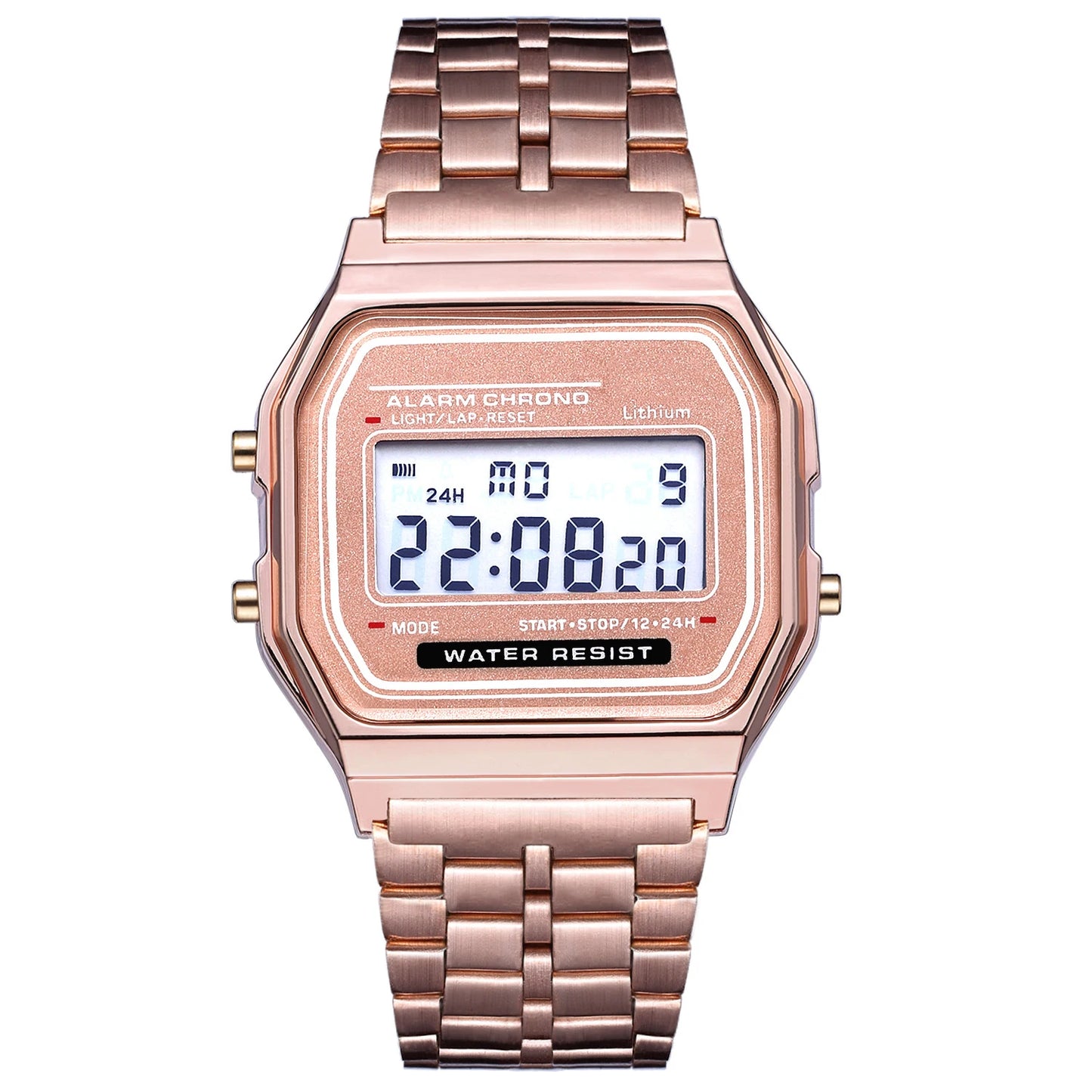 Digital Sports Watch - Waterproof LED Wristwatch for Men & Women