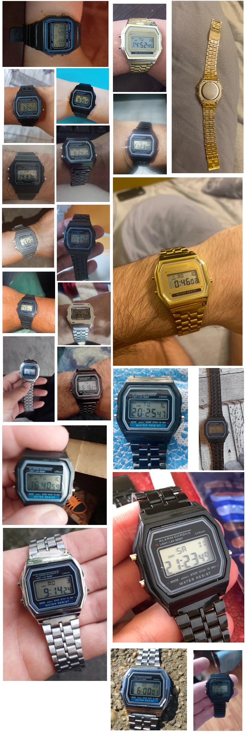 Digital Sports Watch - Waterproof LED Wristwatch for Men & Women