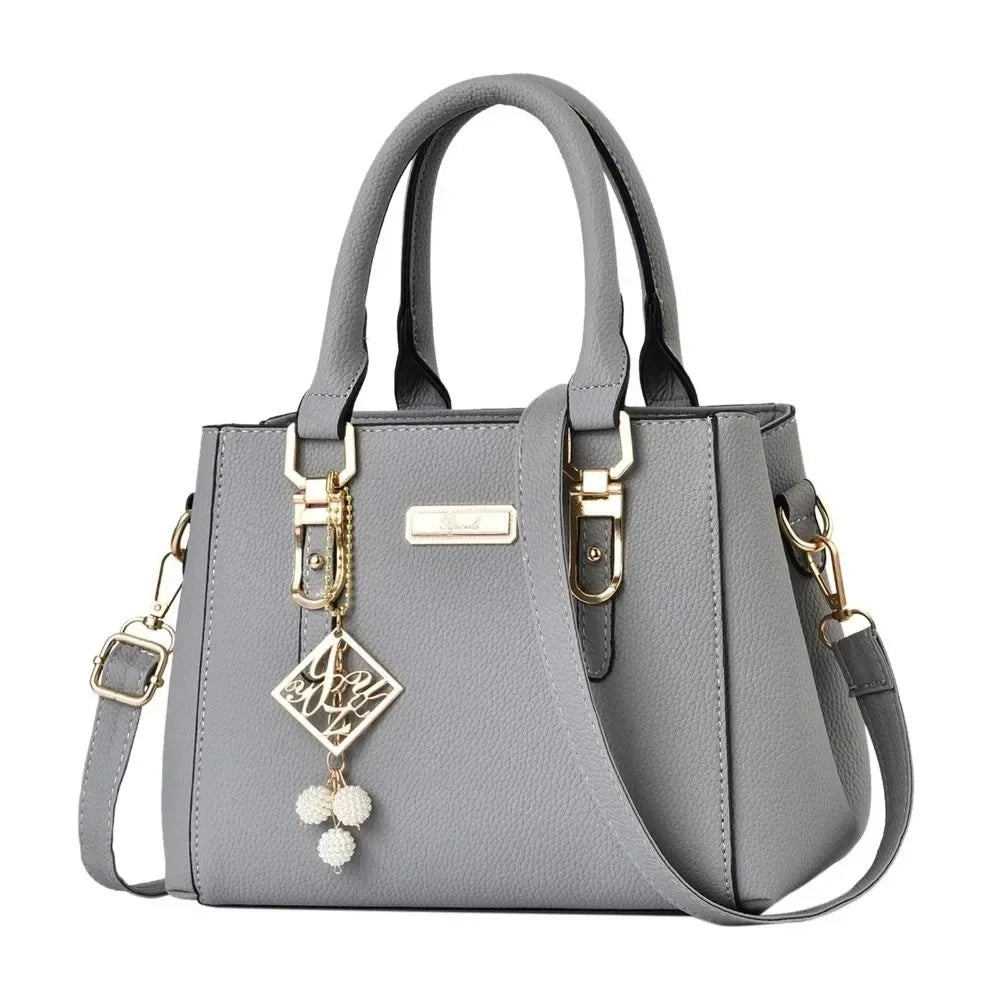 STRUCTURED ELEGANT TOP-HANDLE HANDBAG – SHOULDER & CROSSBODY