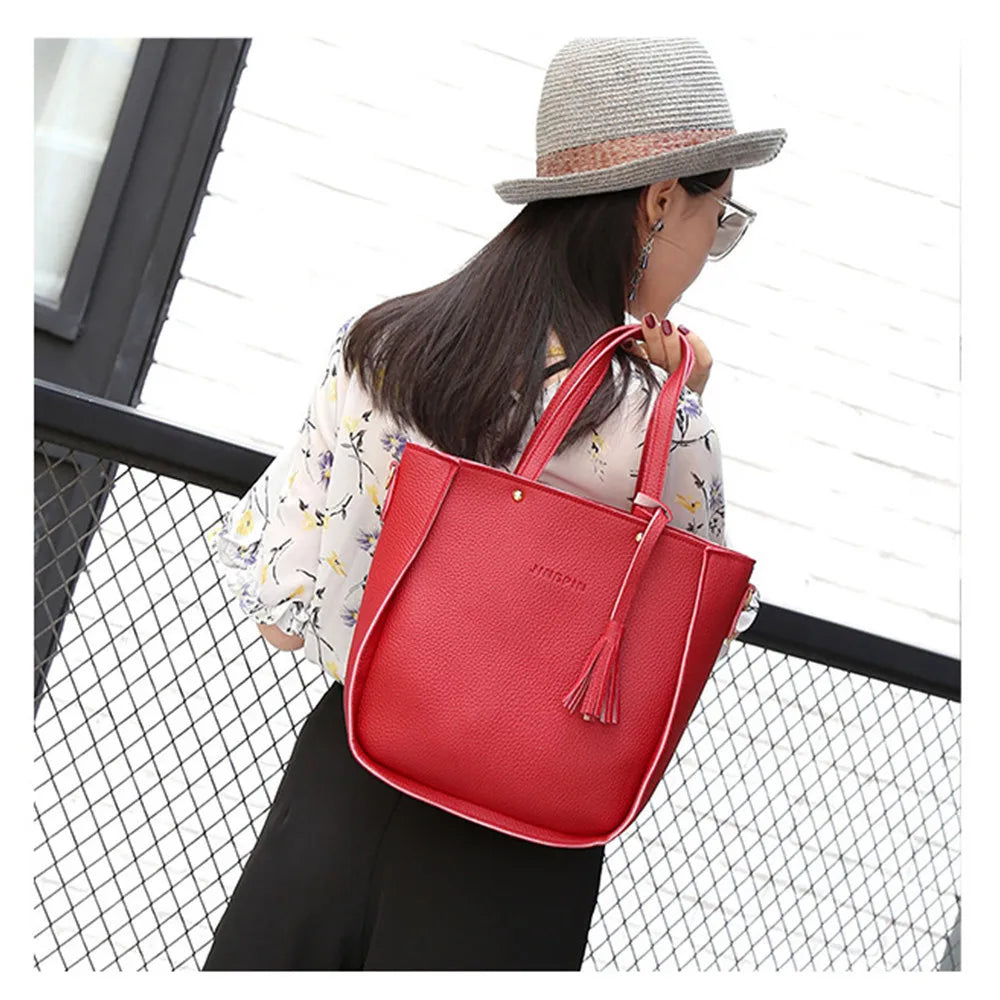 SIGNATURE 4-TEILIGES SET – LUXURIÖSE MINIMALISTISCHE HANDTASCHEN