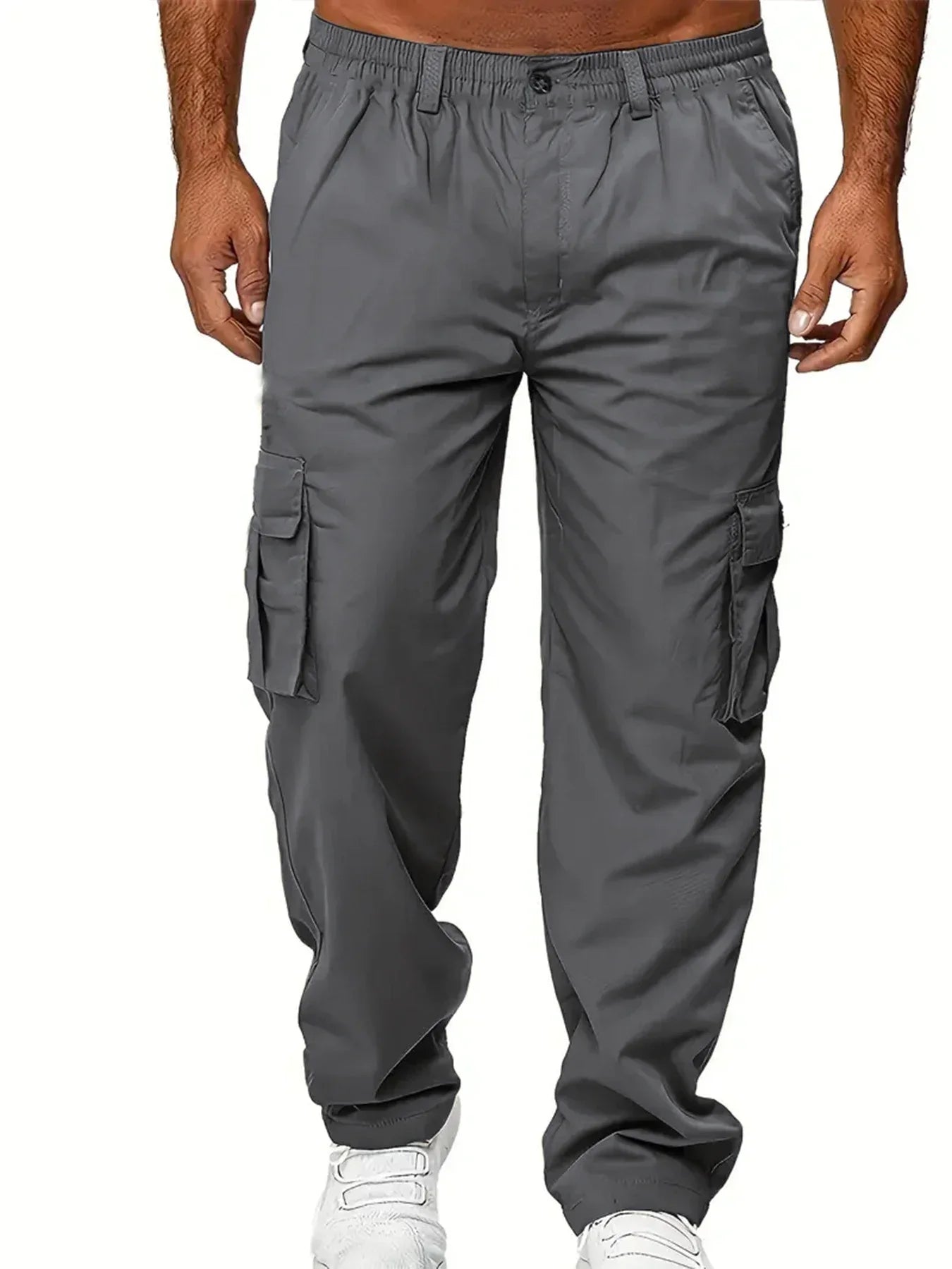 MEN'S CARGO PANTS – MULTI-POCKET OUTDOOR CASUAL WEAR