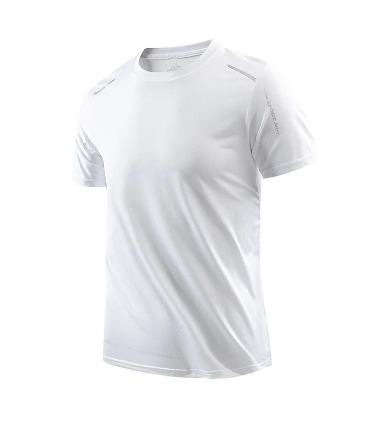Men's Quick-Dry Athletic T-Shirt - Breathable Outdoor Sports Tee