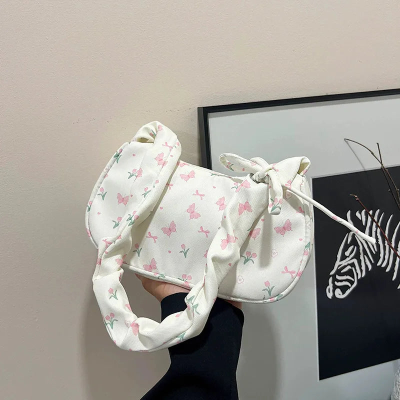 Women's Pleated Shoulder Bag - Trendy Underarm Handbag