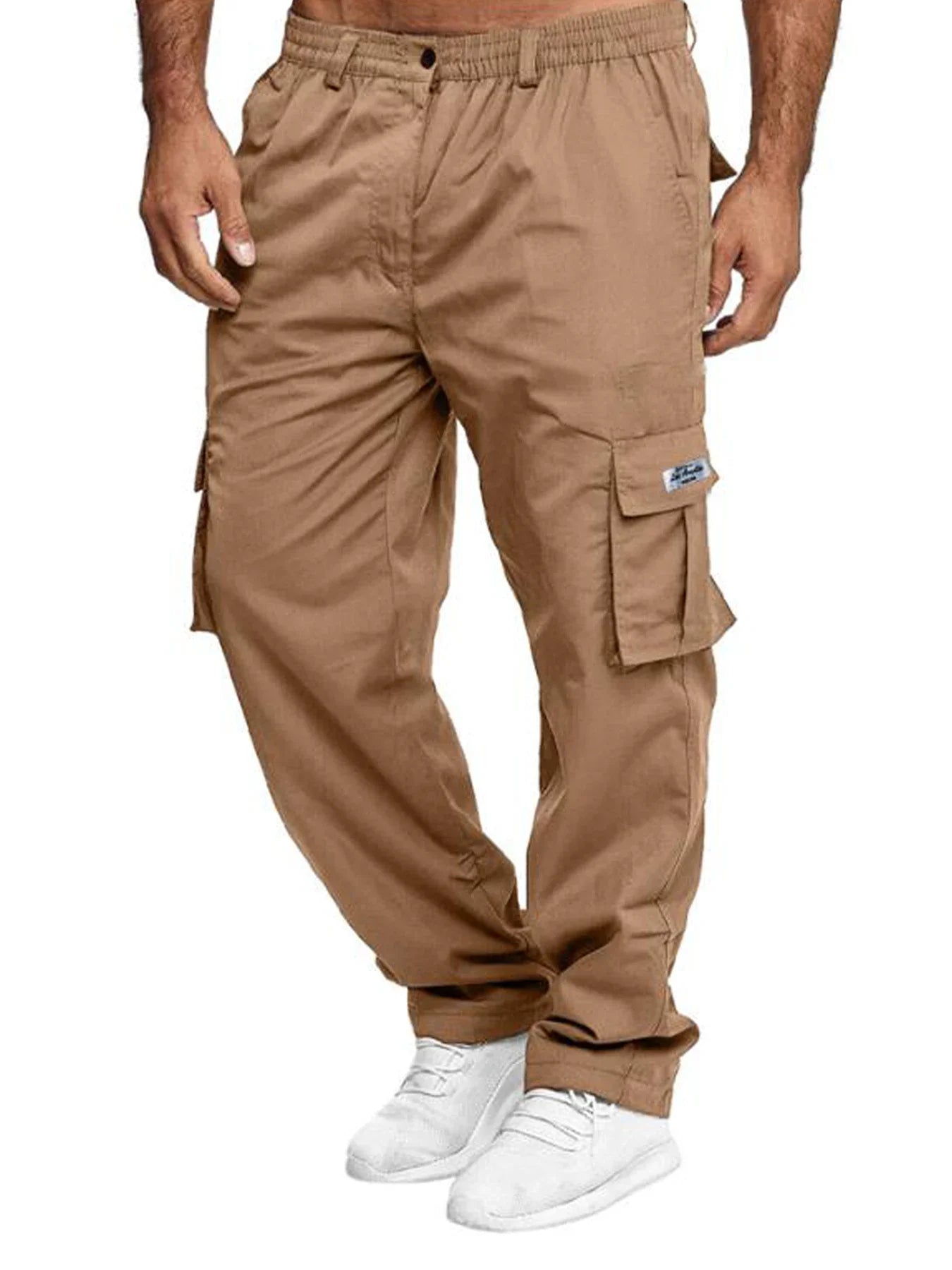 MEN'S CARGO PANTS – MULTI-POCKET OUTDOOR CASUAL WEAR