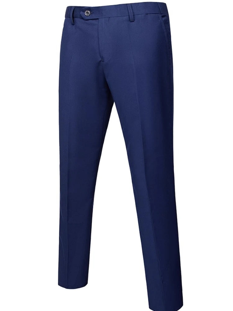 Men's Business Suit Set - Two-Piece with Waistcoat
