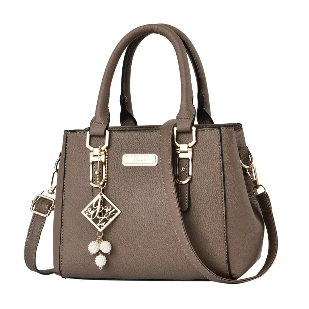 STRUCTURED ELEGANT TOP-HANDLE HANDBAG – SHOULDER & CROSSBODY