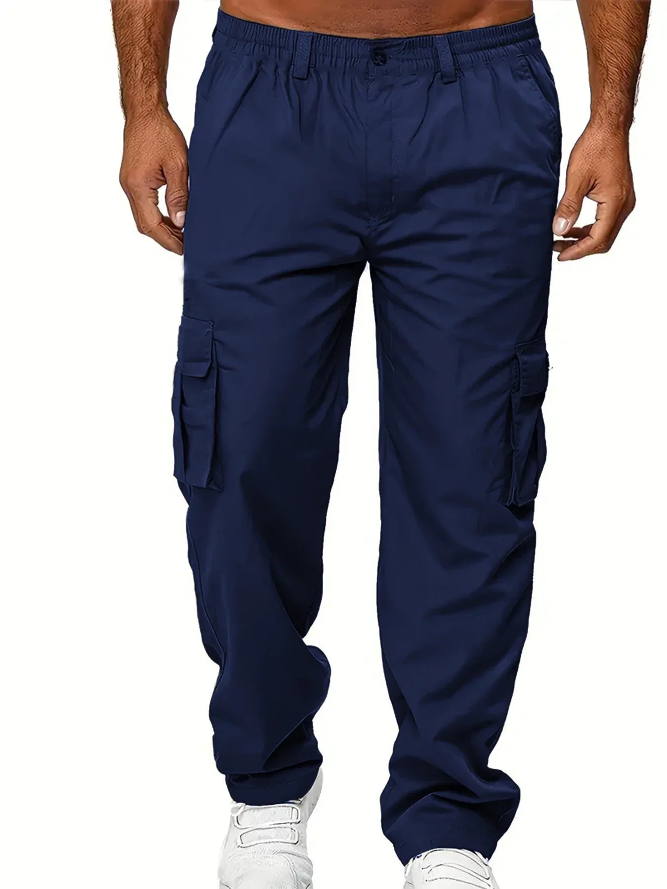 MEN'S CARGO PANTS – MULTI-POCKET OUTDOOR CASUAL WEAR