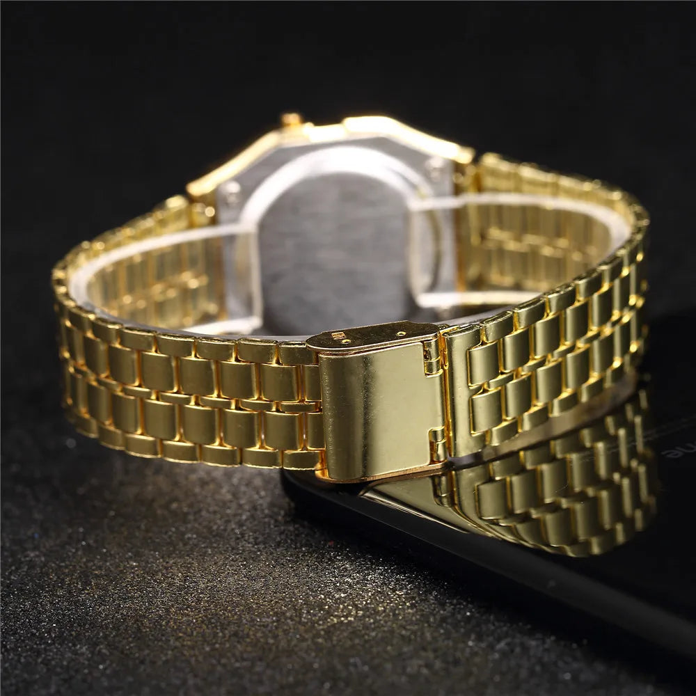 Digital Sports Watch - Waterproof LED Wristwatch for Men & Women