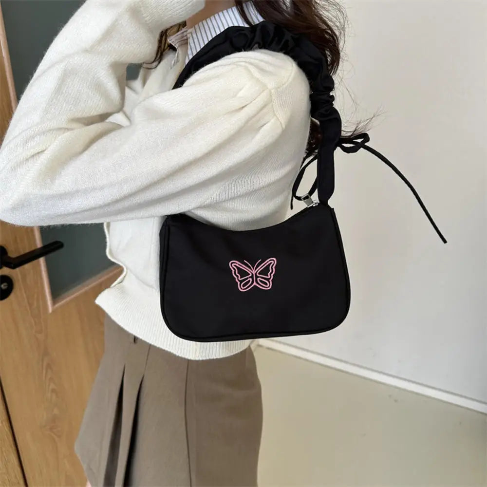 Women's Pleated Shoulder Bag - Trendy Underarm Handbag