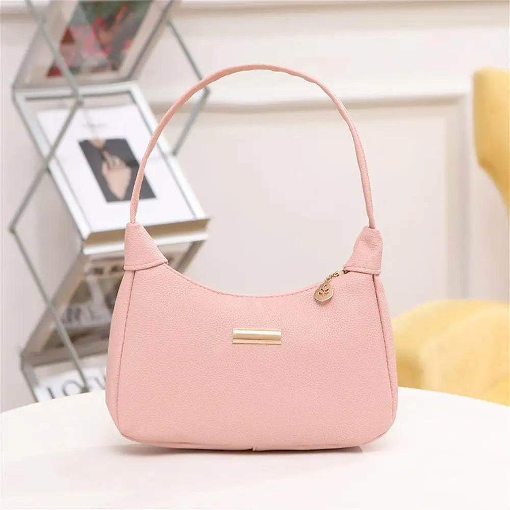 Women's Pleated Shoulder Bag - Trendy Underarm Handbag