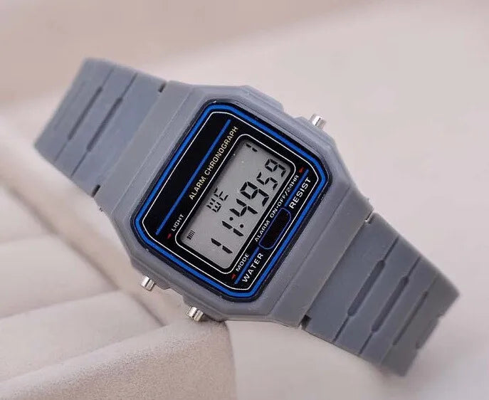Digital Sports Watch - Waterproof LED Wristwatch for Men & Women