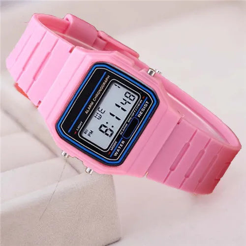 Digital Sports Watch - Waterproof LED Wristwatch for Men & Women