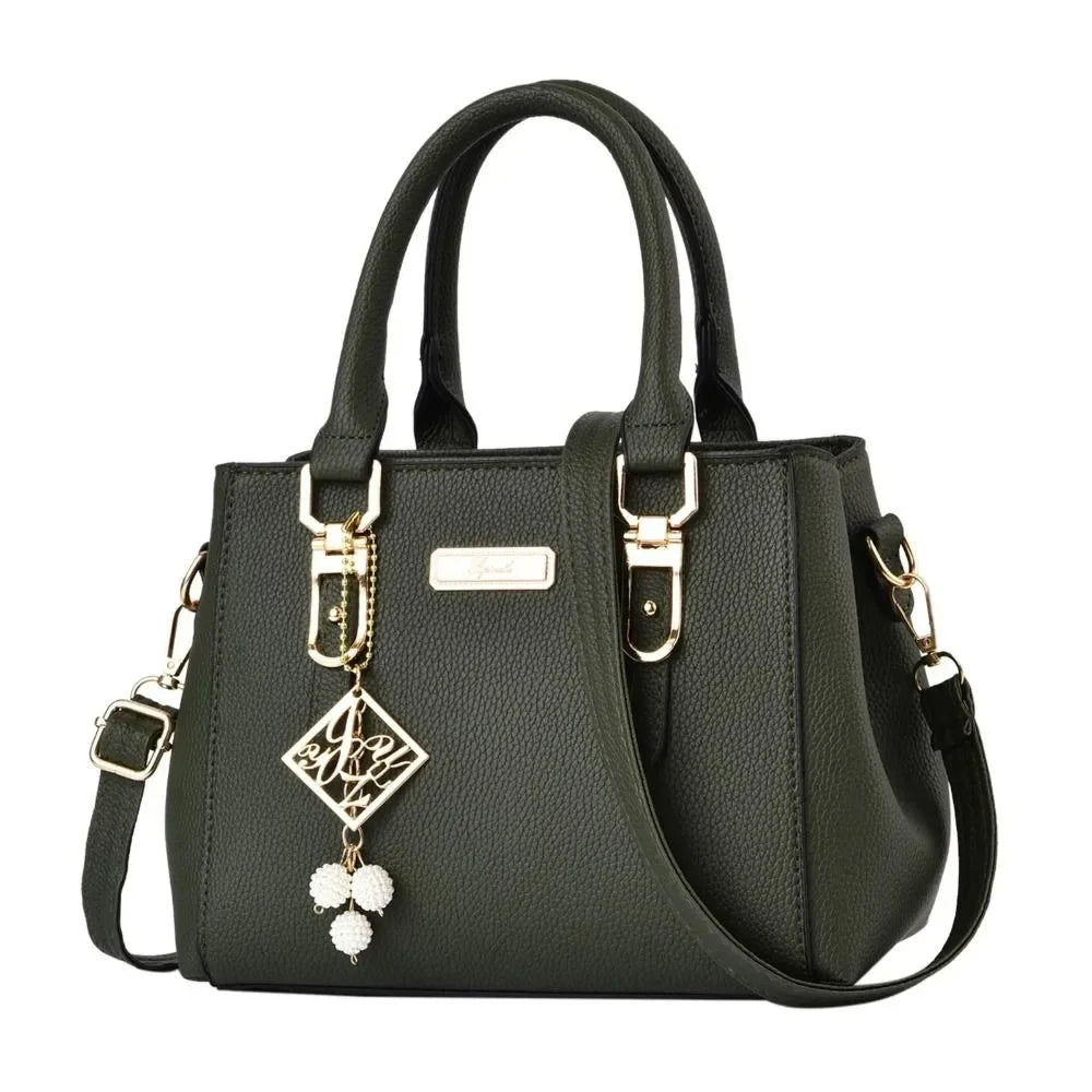 STRUCTURED ELEGANT TOP-HANDLE HANDBAG – SHOULDER & CROSSBODY