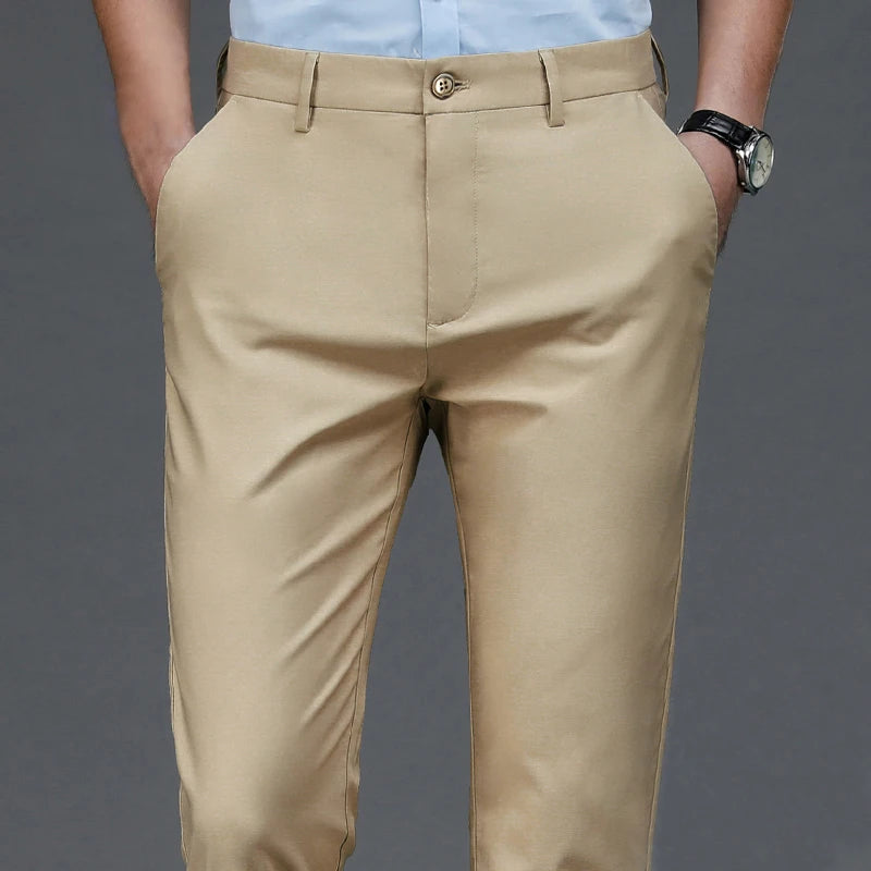 Men's Stretch Suit Pants - Quick-Dry Smart Casual Trousers