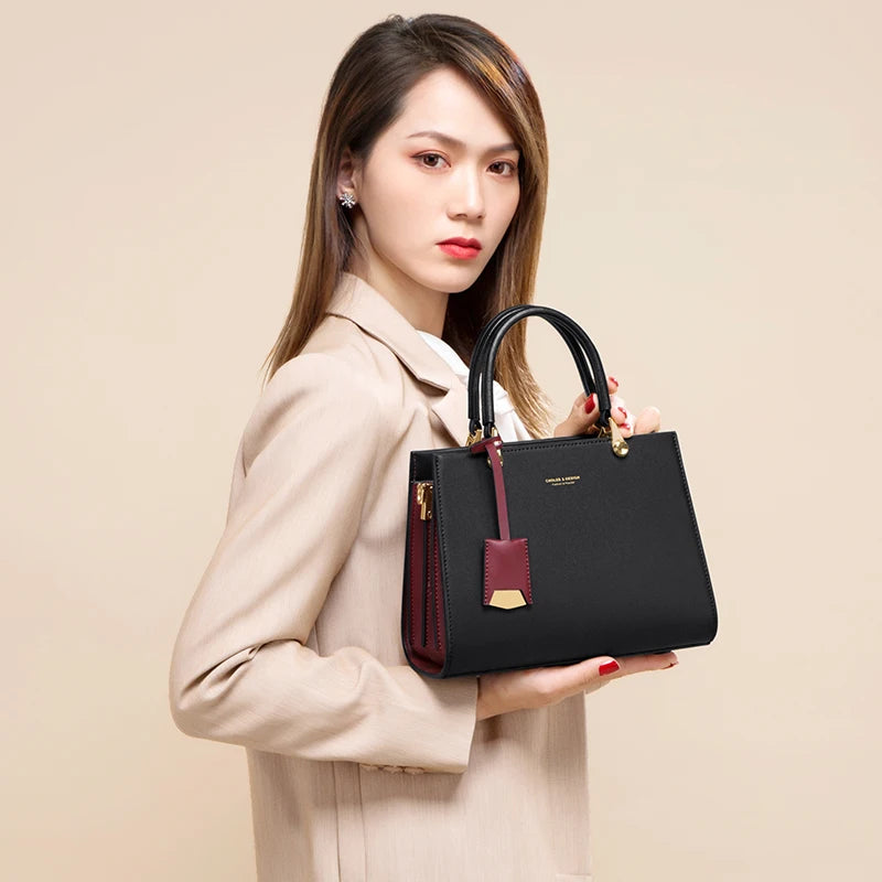 CNOLES STRUCTURED HANDBAG – TOP HANDLE & SHOULDER BAG