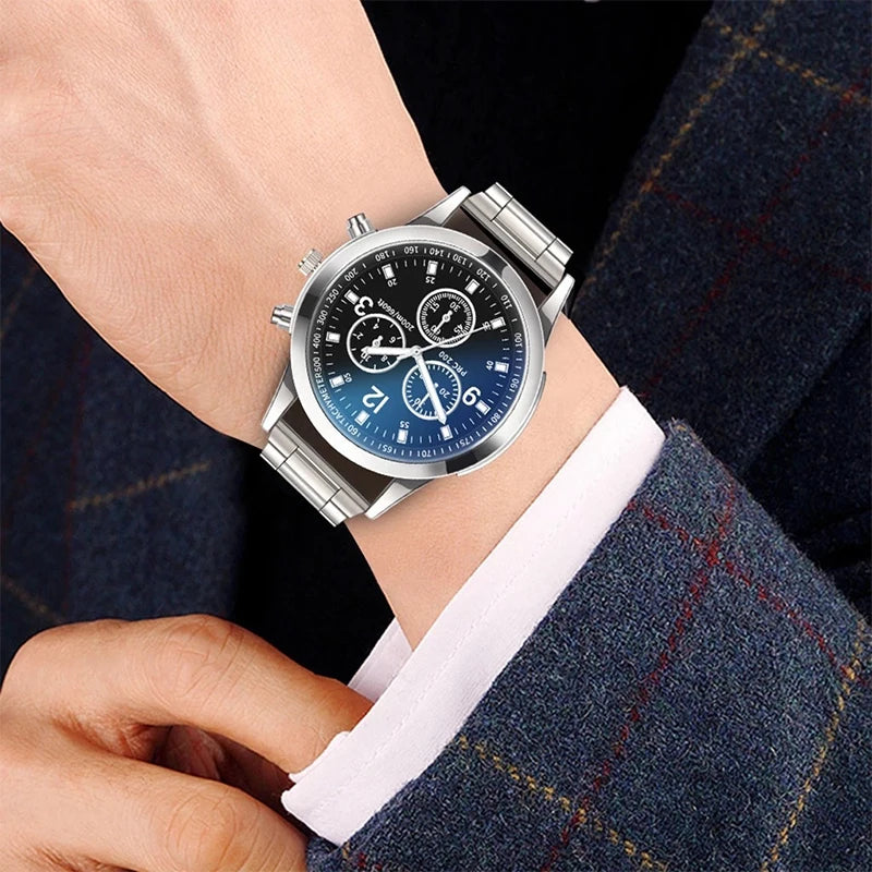 Men's Business Watch - Stainless Steel Quartz Watch