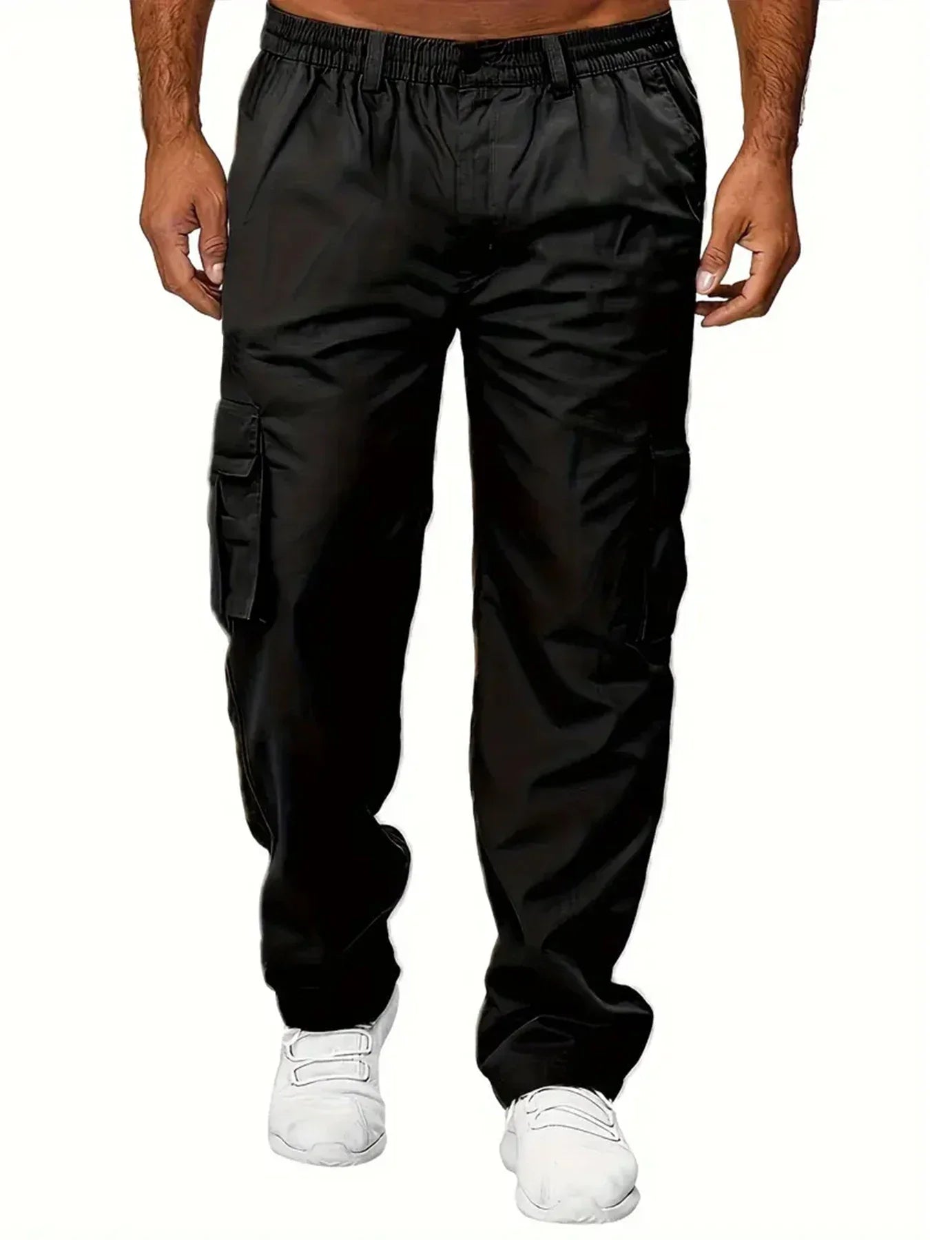 MEN'S CARGO PANTS – MULTI-POCKET OUTDOOR CASUAL WEAR