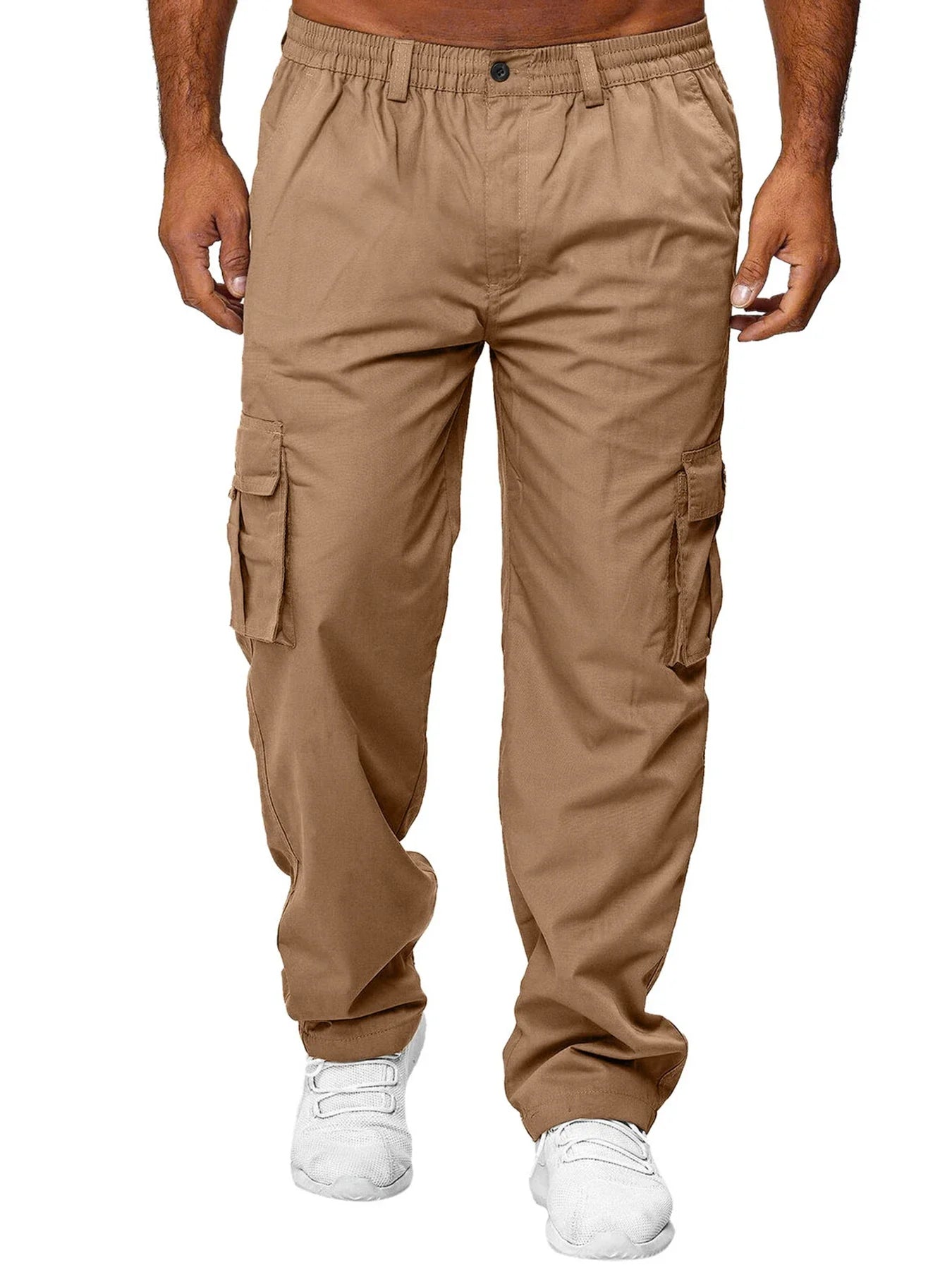 MEN'S CARGO PANTS – MULTI-POCKET OUTDOOR CASUAL WEAR