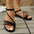 Women's Open-Toe Flat Sandals - Lightweight Beach Sandals