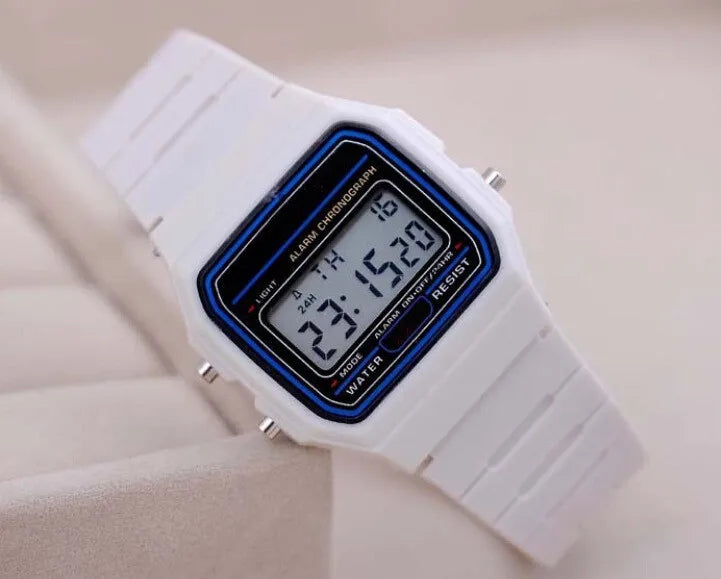 Digital Sports Watch - Waterproof LED Wristwatch for Men & Women